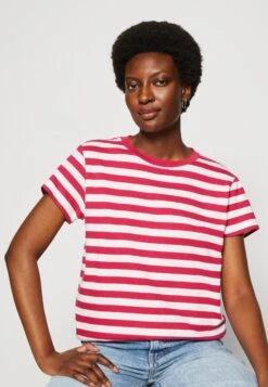 Marc O'Polo Short Sleeve Round Neck- T-Shirt Print - Multi/ Dahlia Pink -Marc O'Polo c2866585c7f541778a6044666c906bea