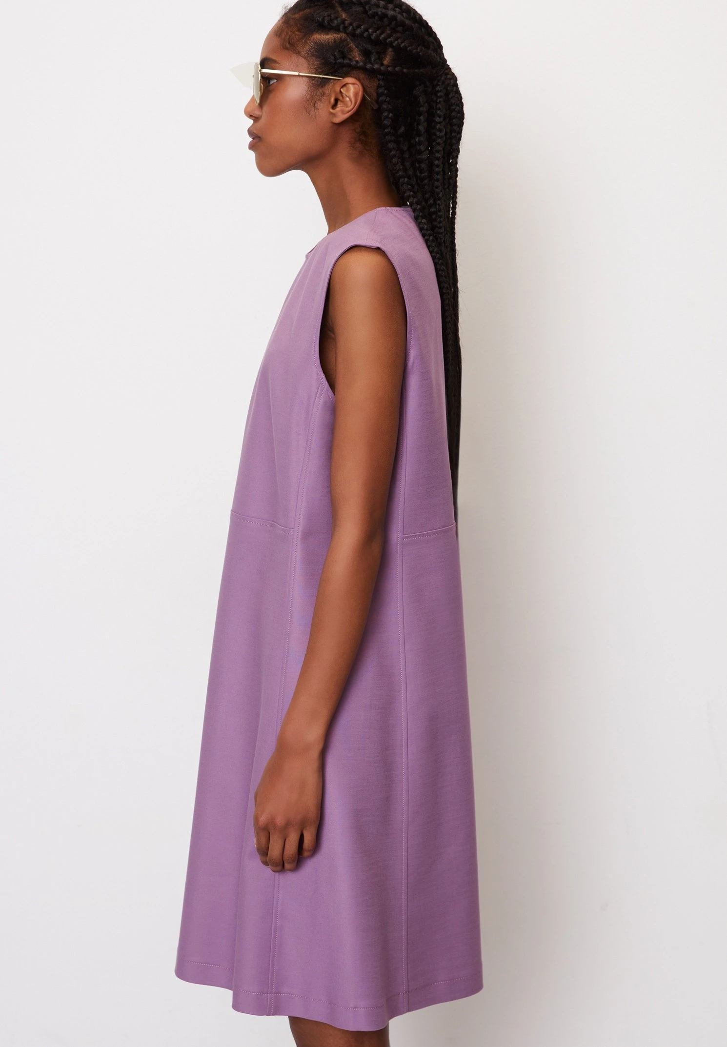 Marc O'Polo Kurzes In A-Linie - Jurk - Wild Lilac 6 Marc O'Polo Kurzes In A-Linie - Jurk - Wild Lilac - Afbeelding 4