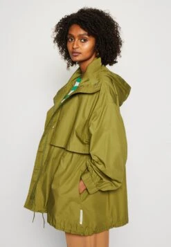 Marc O'Polo Jacket Fluent Drawstring Waist And Hem Fixed Hood Side Seam- Parka - Fern Green -Marc O'Polo c5b2bef8b7d1412b87f40c7c5602d20d