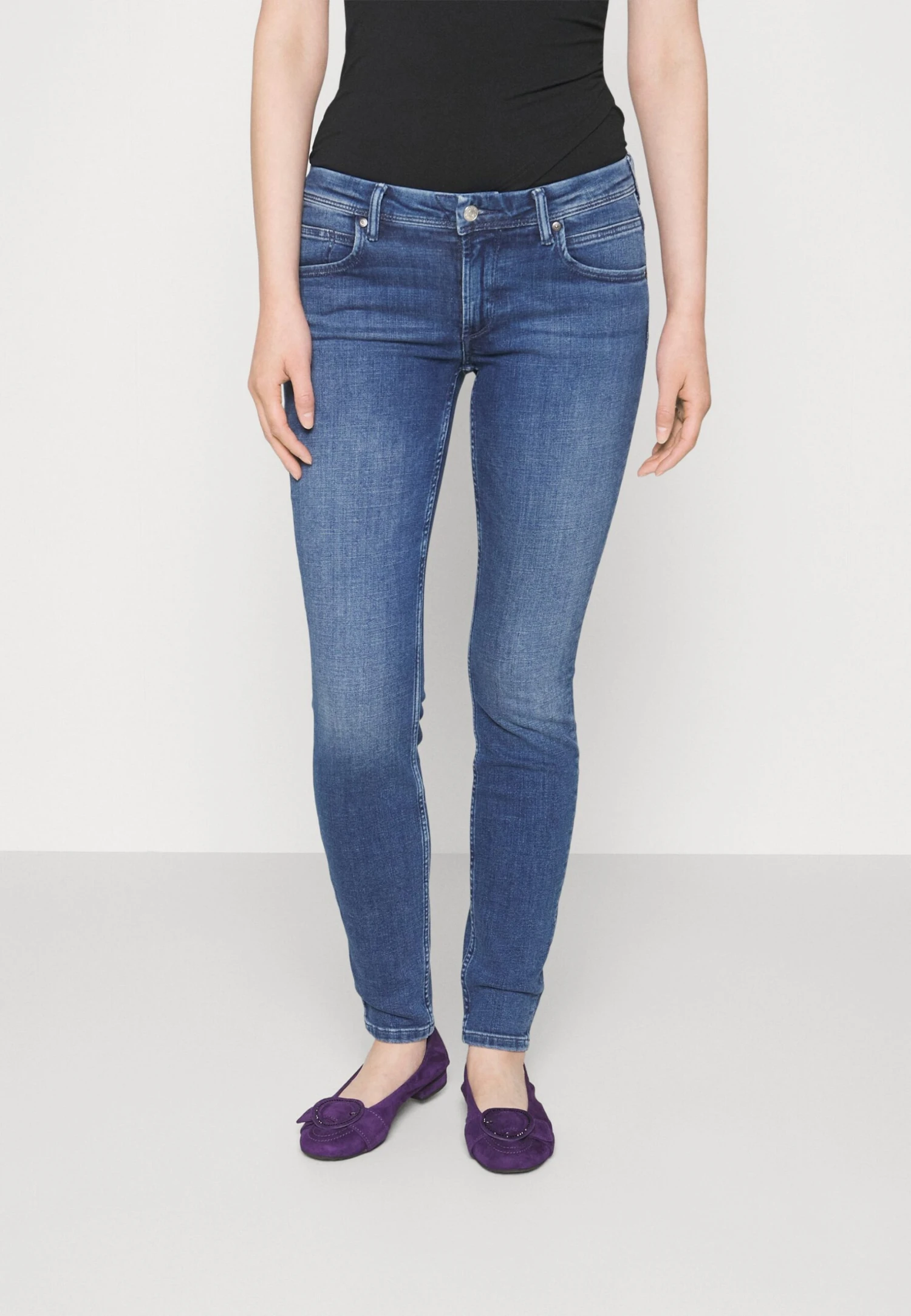 Marc O'Polo DENIM Trouser, Regular Waist Slim Leg Regular Length - Jeans Skinny Fit - Multi/Blackish Dark Blue 6 Marc O'Polo DENIM Trouser, Regular Waist Slim Leg Regular Length - Jeans Skinny Fit - Multi/Blackish Dark Blue - Afbeelding 4