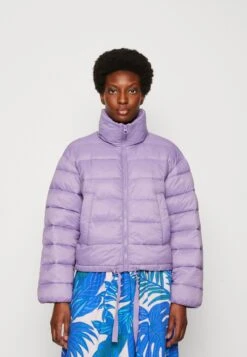 Marc O'Polo Jacket Stand Up Collar Drawstring Hem - Winterjas - Sunbleached Purple