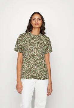Marc O'Polo Short Sleeve- T-Shirt Print - Brown