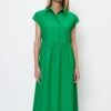 Marc O'Polo Volumen-Aus- Blousejurk - Vivid Green -Marc O'Polo cc845631012c40cba544d0d1a68afd34