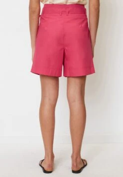 Marc O'Polo High Rise Pleats Belt - Shorts - Dahlia Pink -Marc O'Polo cce36e1e62fa45eea8b2efd5f4efe236