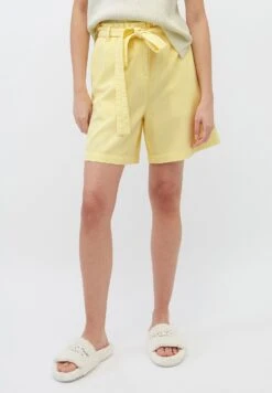 Marc O'Polo Paperbag Style, Wide Leg - Shorts - Lemon Sorbet