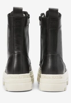 Marc O'Polo Enkellaarsjes Met Plateauzool - Black -Marc O'Polo cec7ec02dd694c9cbaf775655691f7ed