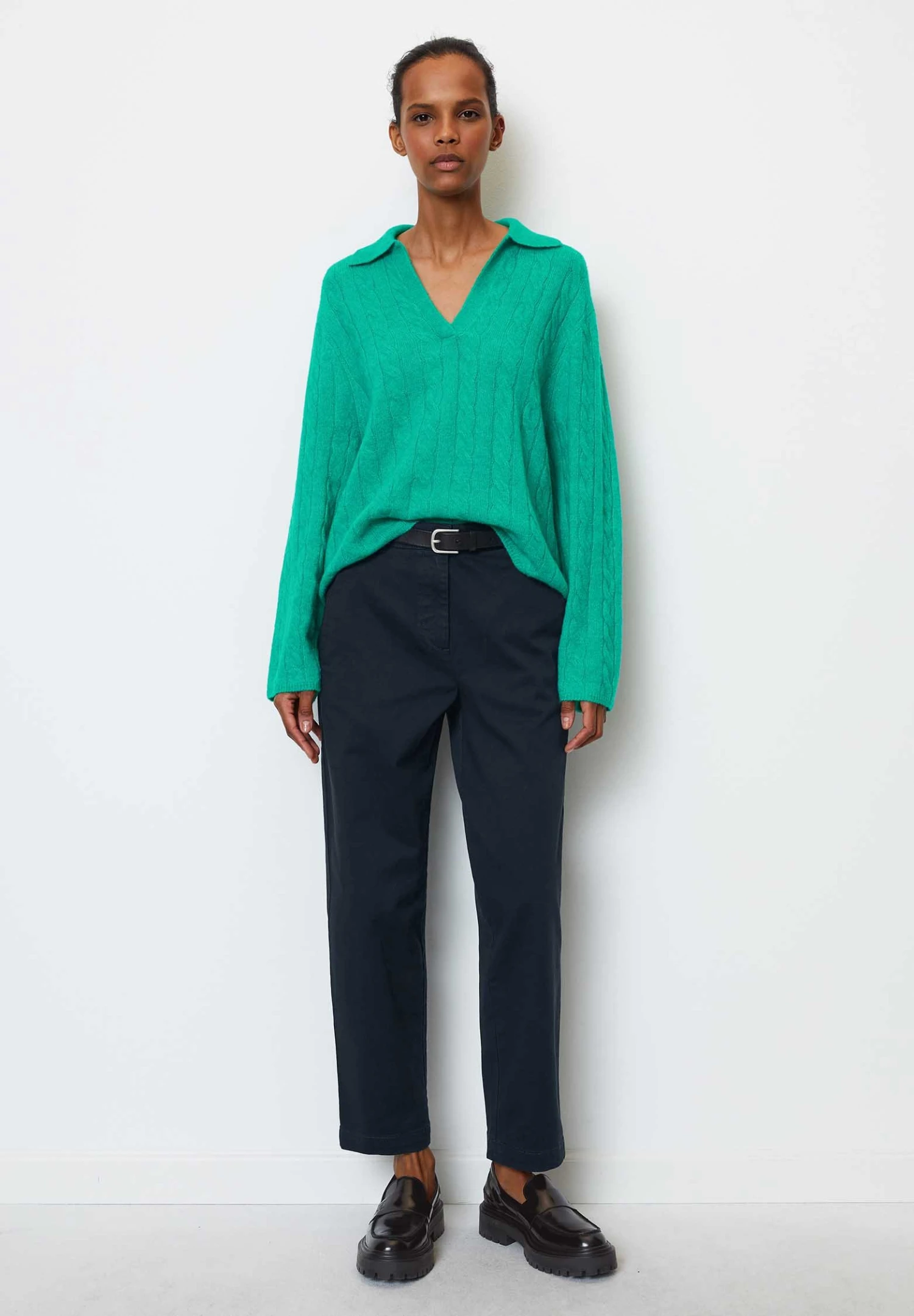 Marc O'Polo Longsleeve - Trui - Mellow Mint 4 Marc O'Polo Longsleeve - Trui - Mellow Mint - Afbeelding 2