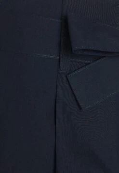 Marc O'Polo High Rise Pleats Belt - Shorts - Deep Blue Sea -Marc O'Polo d18544bb730340849f4624f0bb1c55bd