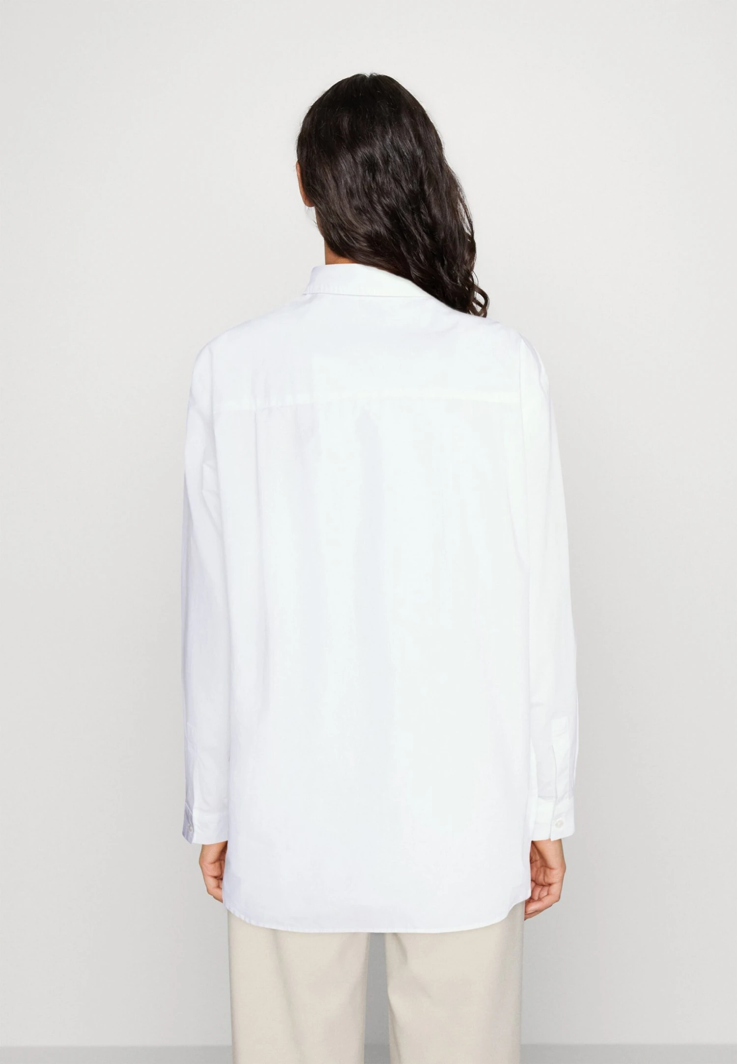 Marc O'Polo Long Sleeve Collar Patched Pocket - Overhemdblouse - White 5 Marc O'Polo Long Sleeve Collar Patched Pocket - Overhemdblouse - White - Afbeelding 3