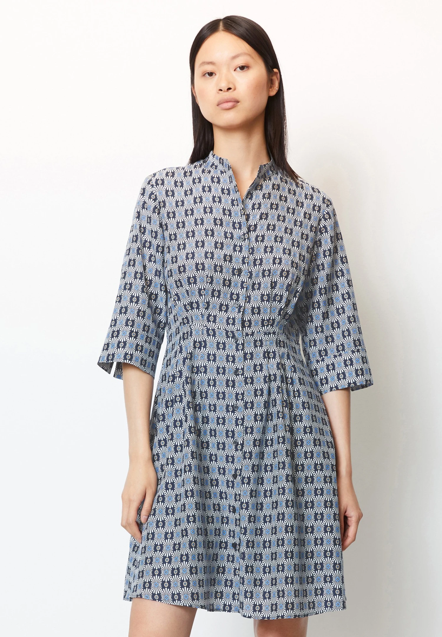 Marc O'Polo Kurzes Mit Silky Touch Aus Softem - Blousejurk - Multi 3 Marc O'Polo Kurzes Mit Silky Touch Aus Softem - Blousejurk - Multi