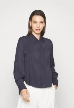 Marc O'Polo Overshirt Sharp Collar Long Sleeve Patched Pocket - Overhemdblouse - Deep Blue Sea -Marc O'Polo d435d807768e4d749e20562aa1382199