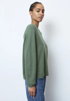 Marc O'Polo DENIM With Crew Neck Raglan Sleeve - Trui - Green Bamboo -Marc O'Polo d6dbbdaca9434f74919612b2e420d301