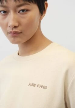 Marc O'Polo Crop Regular Aus - Sweater - Chalky Sand -Marc O'Polo db5d18e37b70431bae77193411aaab0e