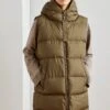 Marc O'Polo Long Fixed Hood Welt Pockets - Bodywarmer - Forest Floor -Marc O'Polo db78ac4f3293492c8fecb269bfbfa6b1