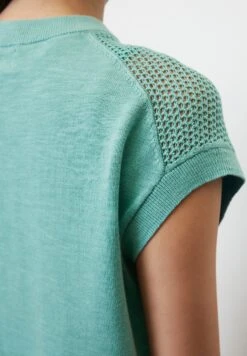 Marc O'Polo Ajour-Aus - T-Shirt Basic - Sea Blue -Marc O'Polo dd4d89a3e44e4bd6afc45b3e7c059f55