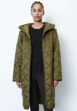 Marc O'Polo DENIM Leichter Kapuzen-Relaxed Mit Abzip - Winterjas - Slate Green