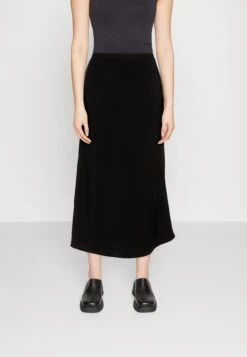 Marc O'Polo Skirt Slip Style Flared Elastic Waistband - A-Lijn Rok - Black