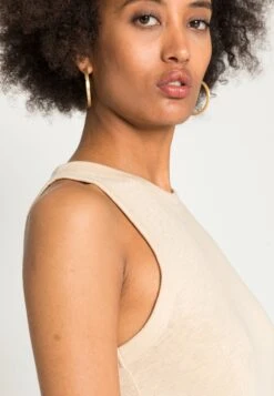 Marc O'Polo DENIM Sleeveless High Roundneck - Top - Skimming Stone -Marc O'Polo e1a8e9cdde104728acbb4e29977c34f7