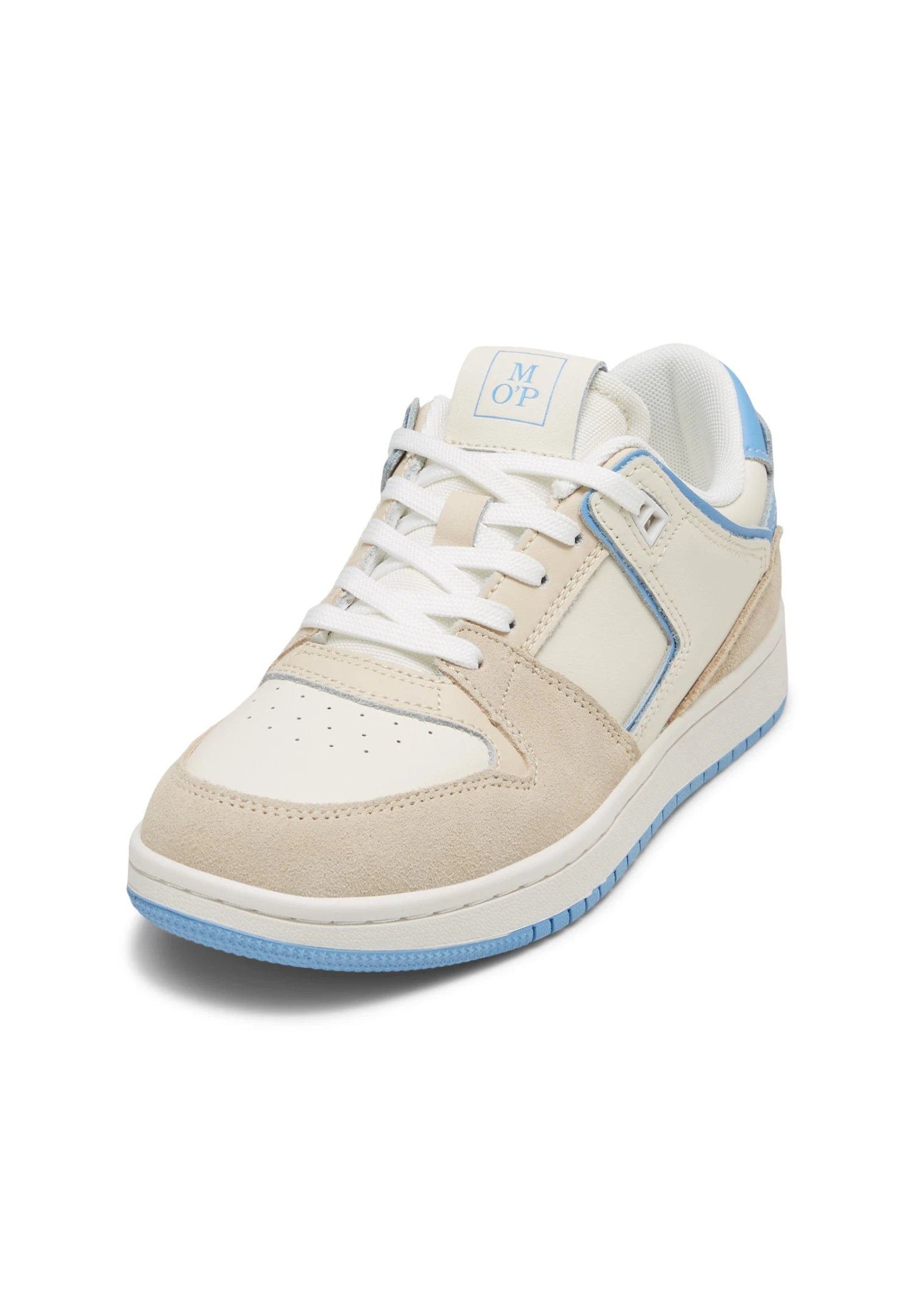 Marc O'Polo Mit Spannenden Akzenten - Sneakers Laag - Offwhite/Light Blue 4 Marc O'Polo Mit Spannenden Akzenten - Sneakers Laag - Offwhite/Light Blue - Afbeelding 2