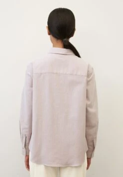 Marc O'Polo Blouse Button Placket Rounded Hem Casual Fit - Overhemdblouse - Blooming Lilac -Marc O'Polo e6ad7a84a02a4d21a606af6ed4ae0382