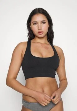 Marc O'Polo Rib Delusion Racerback Bra - Bustier - Black