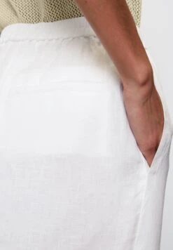 Marc O'Polo High Waistmit Teil-Elastischem Bund - Shorts - White -Marc O'Polo e7b6421b4a834583bb084cb04462bf9d