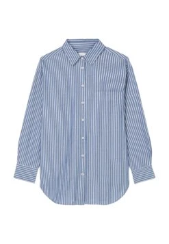 Marc O'Polo DENIM Gestreifte Loose Aus- Overhemdblouse - Multi Kensington Blue -Marc O'Polo e98895372ef6457db749715b7bed287b