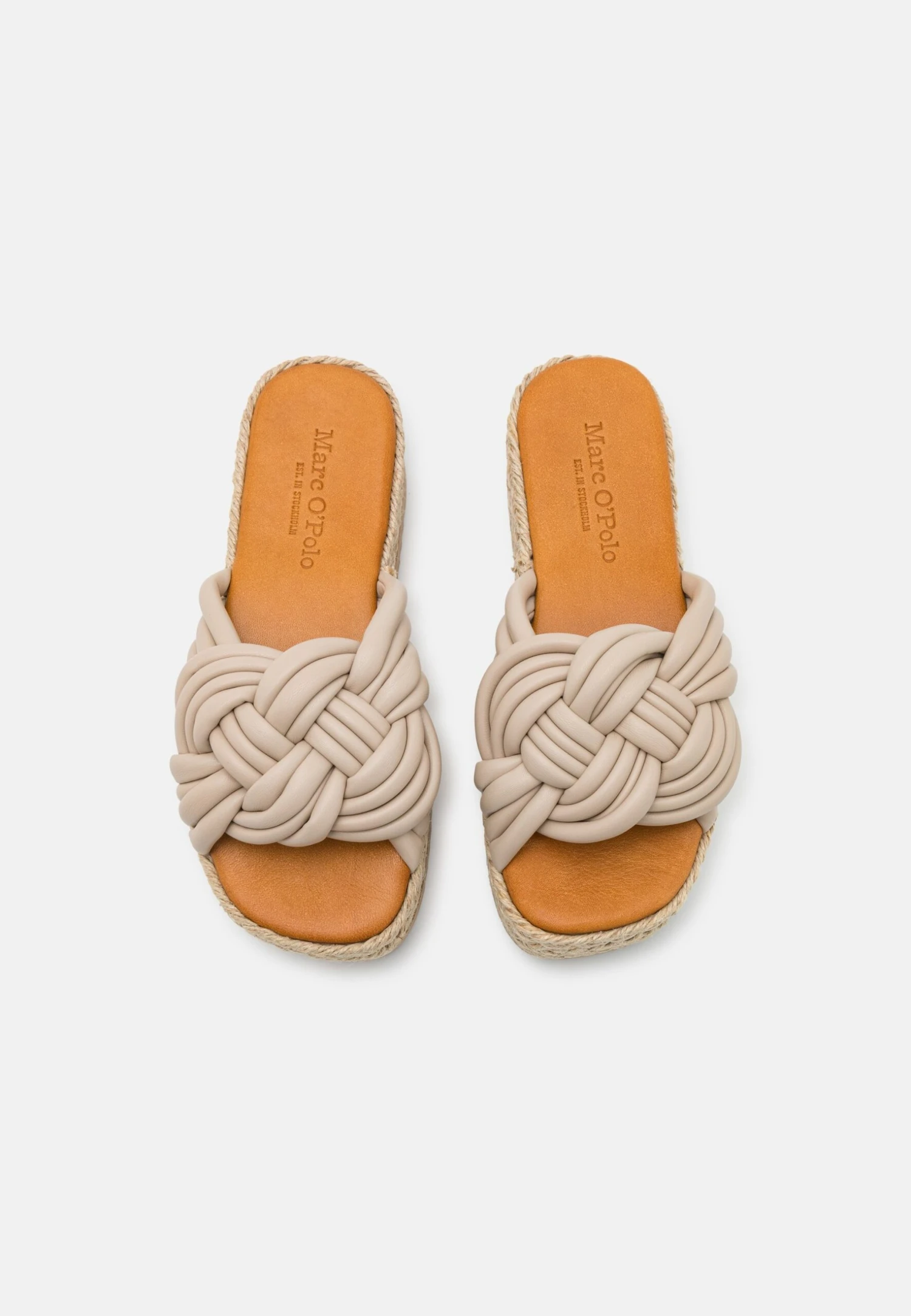 Marc O'Polo Daria- Muiltjes - Soft Taupe 8 Marc O'Polo Daria- Muiltjes - Soft Taupe - Afbeelding 6