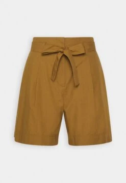 Marc O'Polo High Rise Pleats Belt - Shorts - Wood Brown -Marc O'Polo ebabc04d18ae424393cdd938ccc0e768