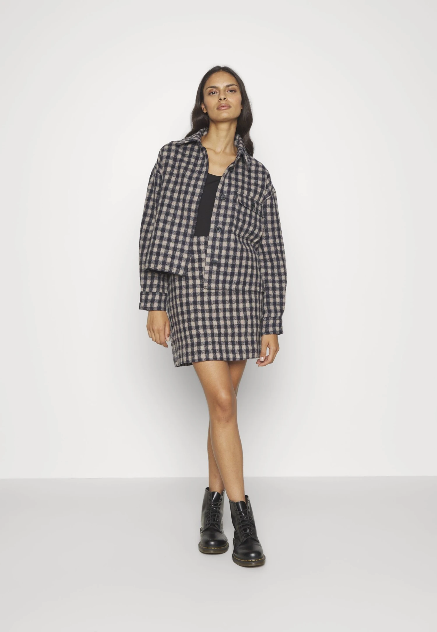 Marc O'Polo Overshirt Boxy Shape Modernshirt Details Vichy- Jas - Multi 7 Marc O'Polo Overshirt Boxy Shape Modernshirt Details Vichy- Jas - Multi - Afbeelding 5