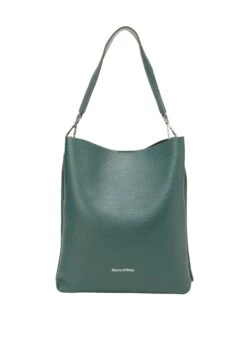 Marc O'Polo Hobo-Aus Fein Genarbtem- Handtas - Night Pine