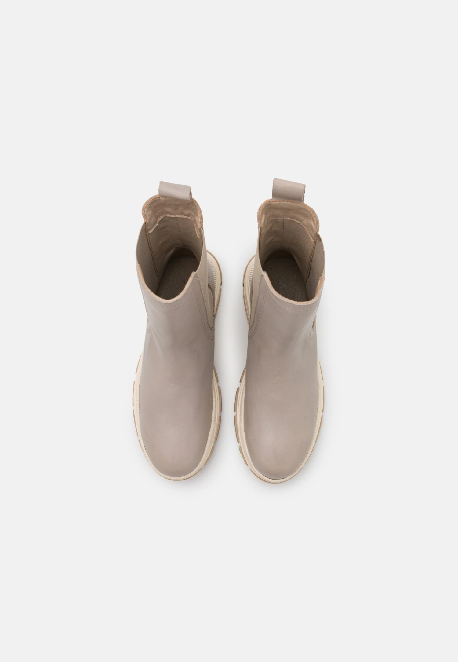 Marc O'Polo Maia- Enkellaarsjes Met Plateauzool - Taupe 6 Marc O'Polo Maia- Enkellaarsjes Met Plateauzool - Taupe - Afbeelding 4