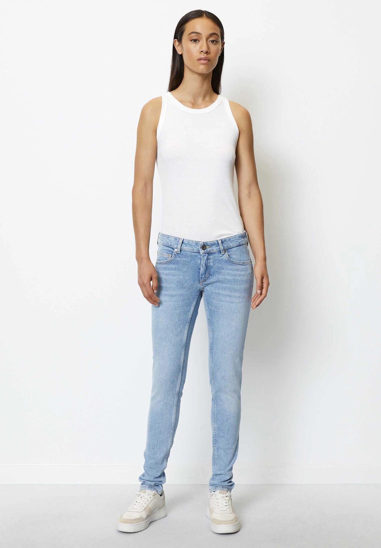 Marc O'Polo Modell Skara Aus-Stretch - Slim Fit Jeans - Light Stretch Authentic Wash 4 Marc O'Polo Modell Skara Aus-Stretch - Slim Fit Jeans - Light Stretch Authentic Wash - Afbeelding 2