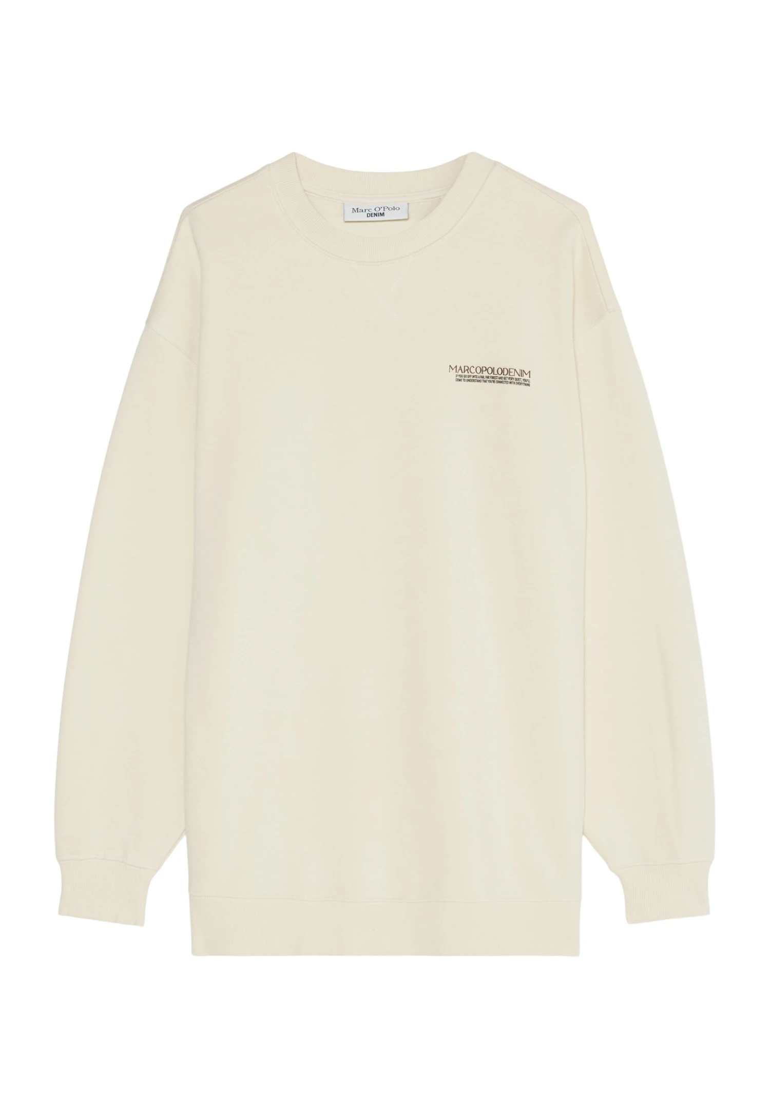 Marc O'Polo DENIM With Wide Sleeves Crewneck Artwork - Sweater - White Blush 8 Marc O'Polo DENIM With Wide Sleeves Crewneck Artwork - Sweater - White Blush - Afbeelding 6