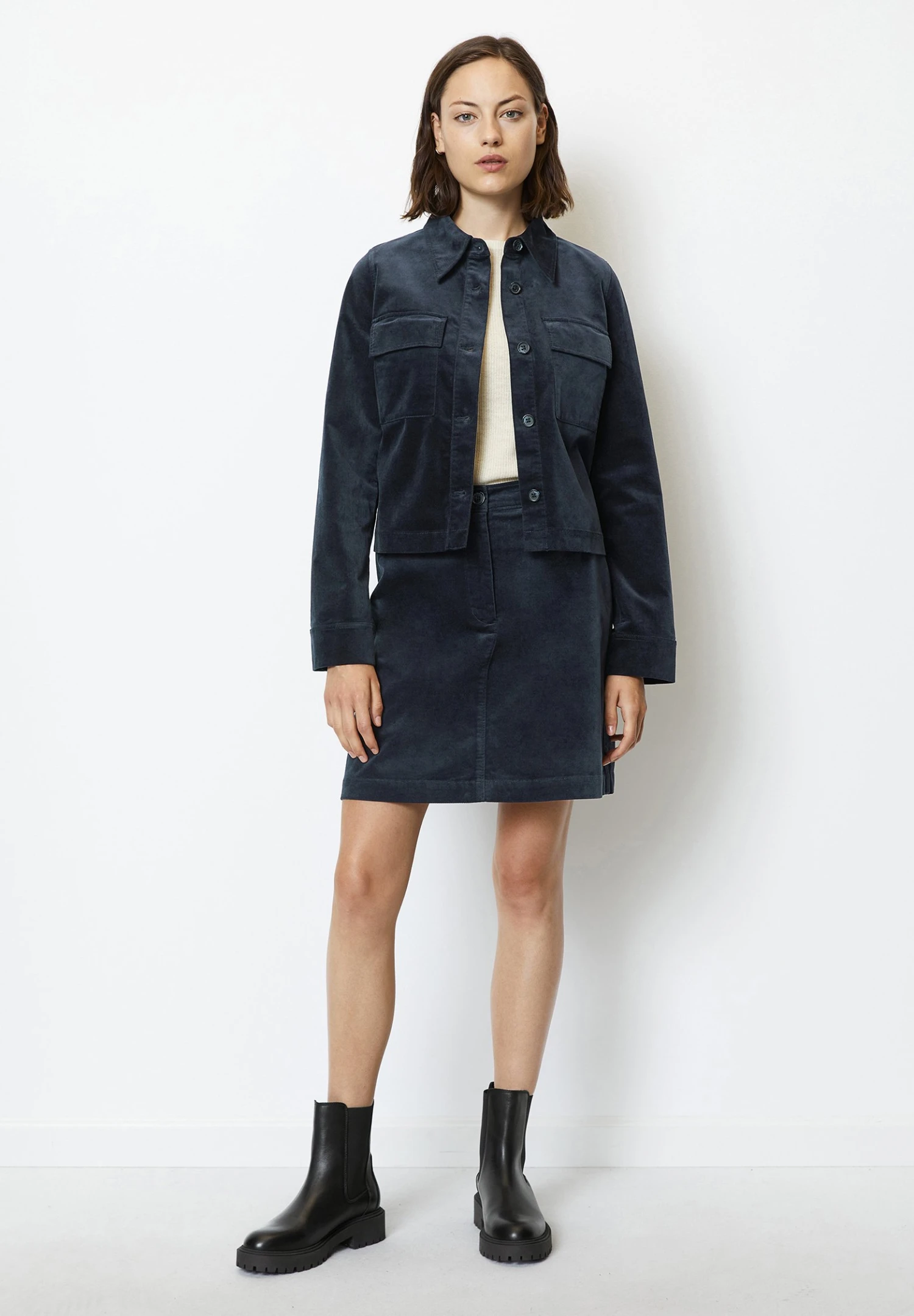 Marc O'Polo Inspired Style Details Slightly Cropped - Spijkerjas - Deep Blue Sea 4 Marc O'Polo Inspired Style Details Slightly Cropped - Spijkerjas - Deep Blue Sea - Afbeelding 2