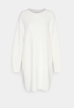 Marc O'Polo Heavy Dress Longsleeve Round Neck - Gebreide Jurk - Creamy White -Marc O'Polo f6b31a5fd5d04e5b8655900929bbccb3