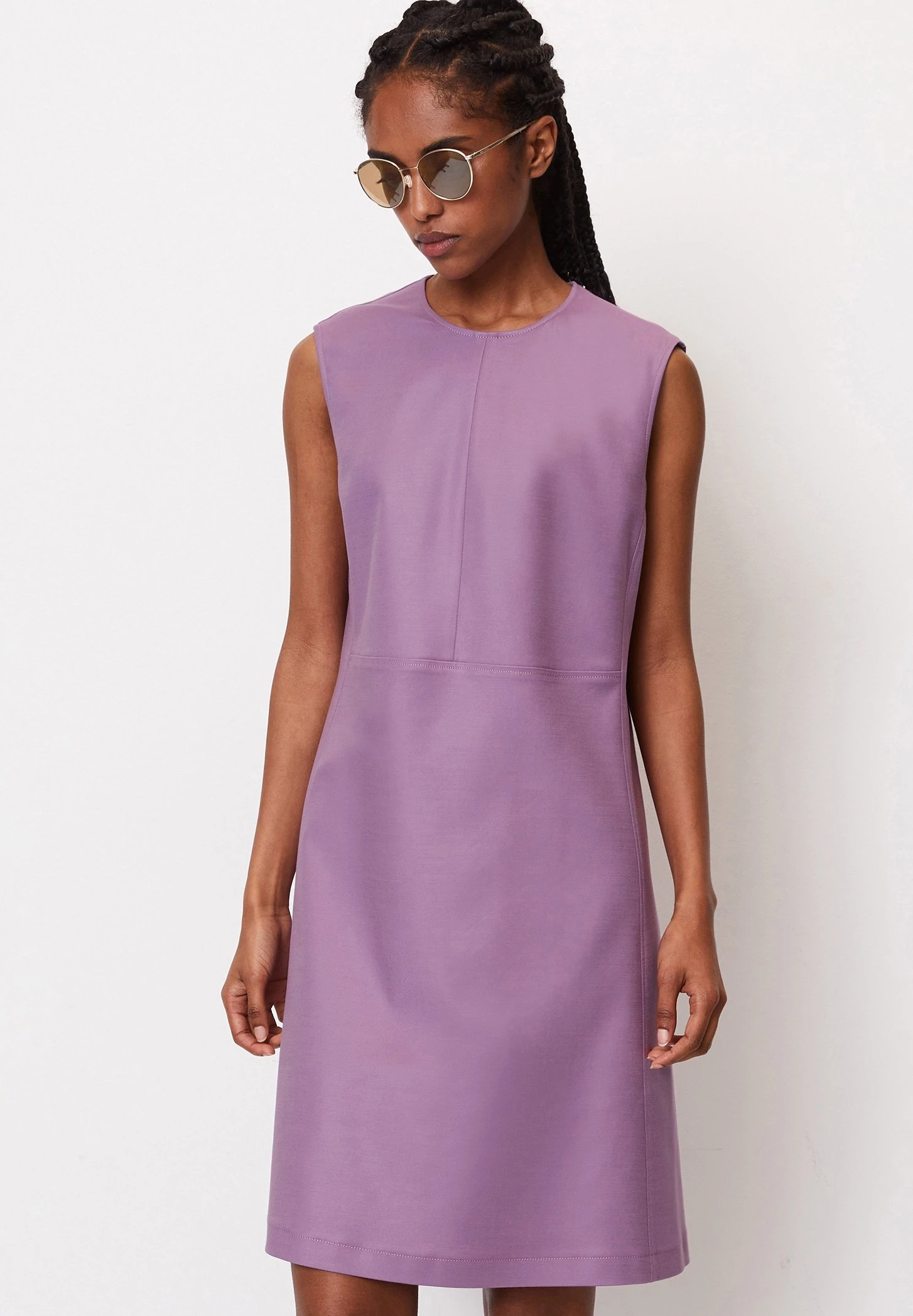 Marc O'Polo Kurzes In A-Linie - Jurk - Wild Lilac 3 Marc O'Polo Kurzes In A-Linie - Jurk - Wild Lilac