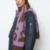 Marc O'Polo Gemusterter- Sjaal - Multi Wild Lilac