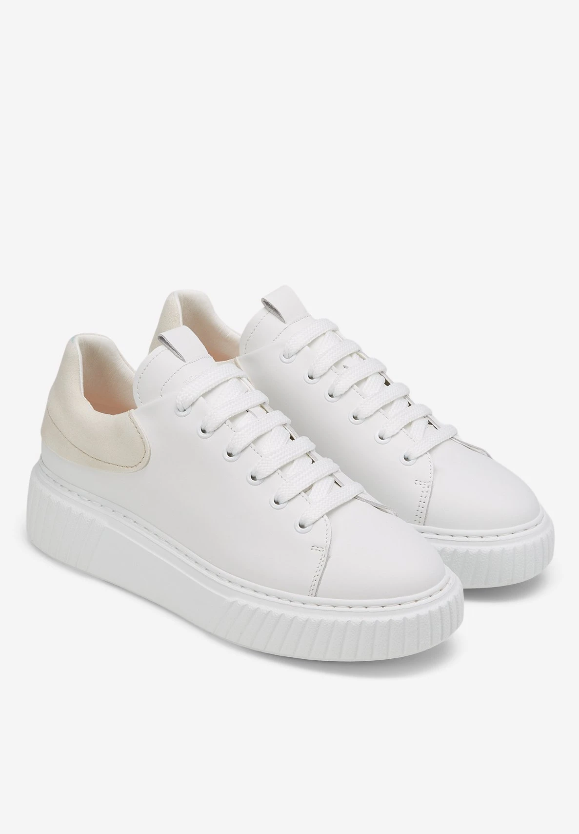 Marc O'Polo Aus Hochwertigem - Sneakers Laag - White 4 Marc O'Polo Aus Hochwertigem - Sneakers Laag - White - Afbeelding 2