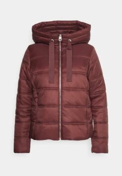Marc O'Polo Jacket Padded Double Stitching Fixed Hood Pockets Drawstring Hood - Winterjas - Crimson Brown -Marc O'Polo fd66d017d9b64b8cad0dfcbd3cab0f05
