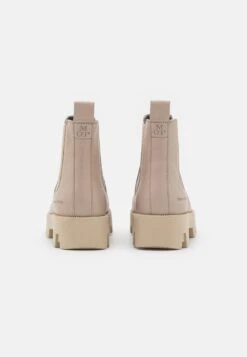 Marc O'Polo Pilar - Enkellaarsjes Met Plateauzool - Light Taupe -Marc O'Polo ffeeb545598044e0a05c8982469be074